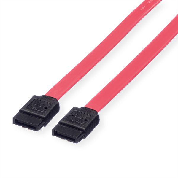 Value 11.99.1550 Internes SATA 6.0 Gbit/s HDD-Kabel mit Schnappverschluss 0,5 Meter