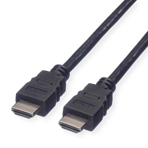 Value 11.99.5526 Monitorkabel HDMI High Speed Stecker/Stecker schwarz 1 Meter