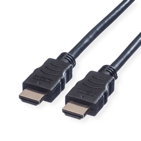 Value 11.99.5541 HDMI High Speed Kabel mit Ethernet schwarz 1 Meter