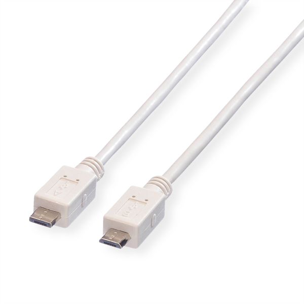 Value 11.99.8753 USB 2.0 Kabel Micro USB A Stecker/Micro USB B Stecker 1,8 Meter
