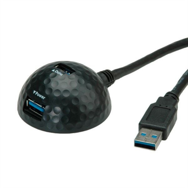 Value 11.99.8999 USB 3.2 Gen 1 Dockingkabel Dome schwarz 1,5 Meter