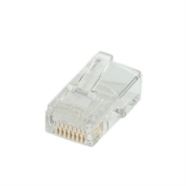 roline 12.01.1087 Modular-Plug ungeschirmt Kat.5e (Class D) 10 Stück