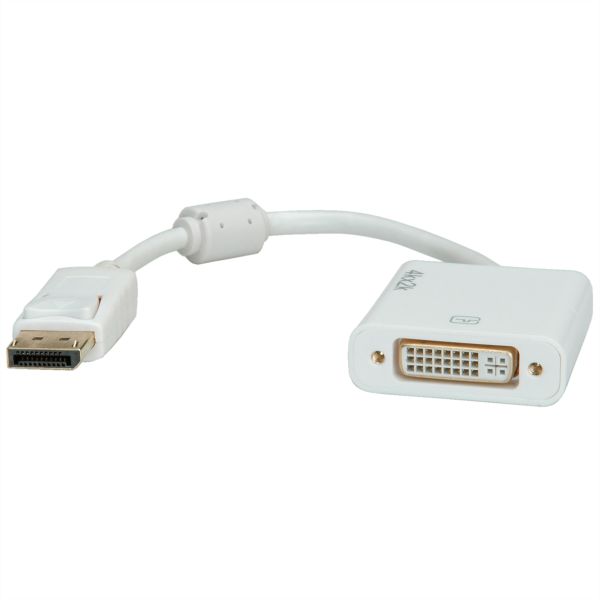 roline 12.03.3136 4K DisplayPort-DVI Adapter DP Stecker-DVI Buchse