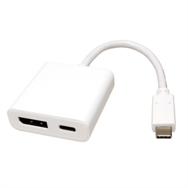 roline 12.03.3221 Display Adapter USB Typ C/DisplayPort v1.2 + PD