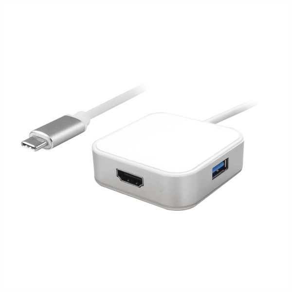 Value 12.99.1133 Display Adapter USB Typ C/HDMI + 2x USB 3.2 Gen 1 Typ A + PD