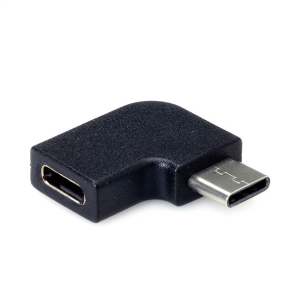 Value 12.99.2996 USB 3.2 Gen 2 Adapter USB Typ C/C Stecker/Buchse 90° schwarz