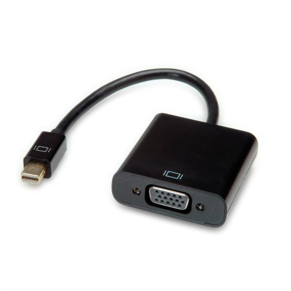 Value 12.99.3126 Mini DisplayPort-VGA Adapter Mini DP Stecker/VGA Buchse Aktiv