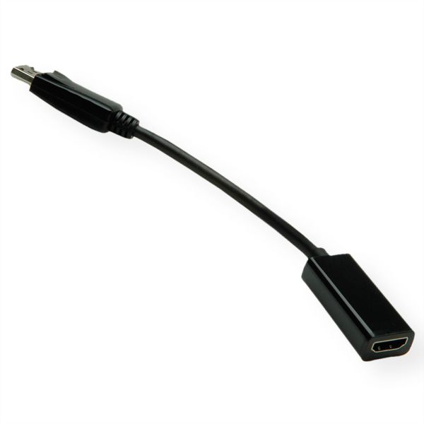 Value 12.99.3144 DisplayPort-HDMI Adapter v1.2 DP Stecker-HDMI Buchse