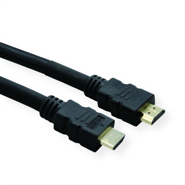 roline 14.01.3458 HDMI High Speed mit Ethernet Kabel mit Repeater 25 Meter