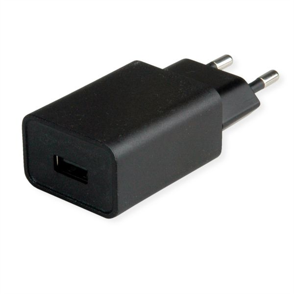Value 19.99.1093 USB Charger mit Euro-Stecker 1-Port (Typ-A) 12W