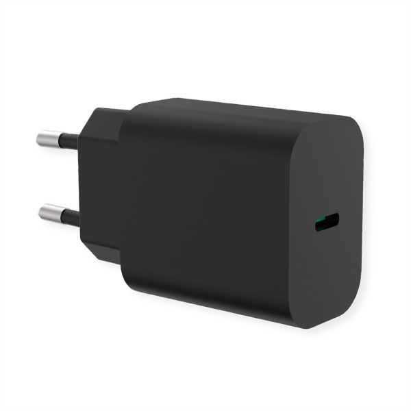 Value 19.99.1094 USB Charger mit Euro-Stecker 1 Port (Typ-C PD) 25W