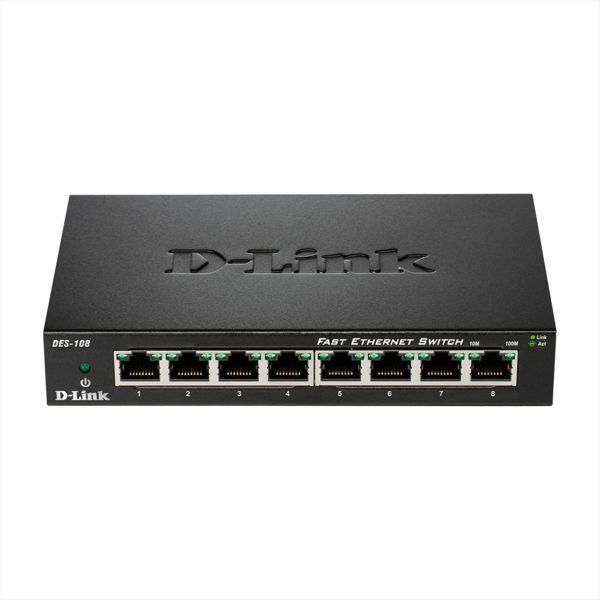 D-Link DES-108/E DES-108 8 Port 10/100 Switch