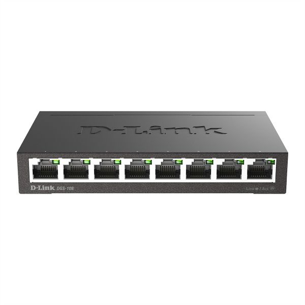 D-Link DGS-108/E DGS-108 8-Port Layer2 Gigabit Switch