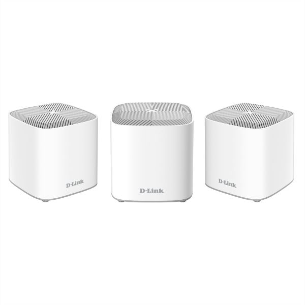 D-Link COVR-X1863 COVR-X1863 AX1800 Dual Band Whole Home Mesh WiFi 6 System 3 Stück