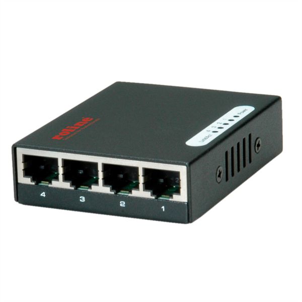 roline 21.14.3514 Gigabit Ethernet Switch Pocket 4 Ports