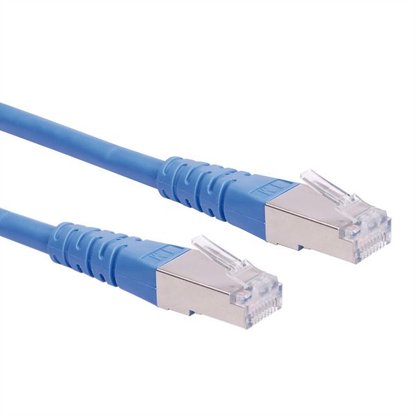 roline 21.15.1364 Patchkabel Kat.6 (Class E) S/FTP (PiMF) blau 5 Meter