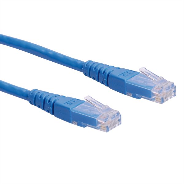 roline 21.15.1524 Patchkabel Kat.6 (Class E) UTP blau 0,5 Meter