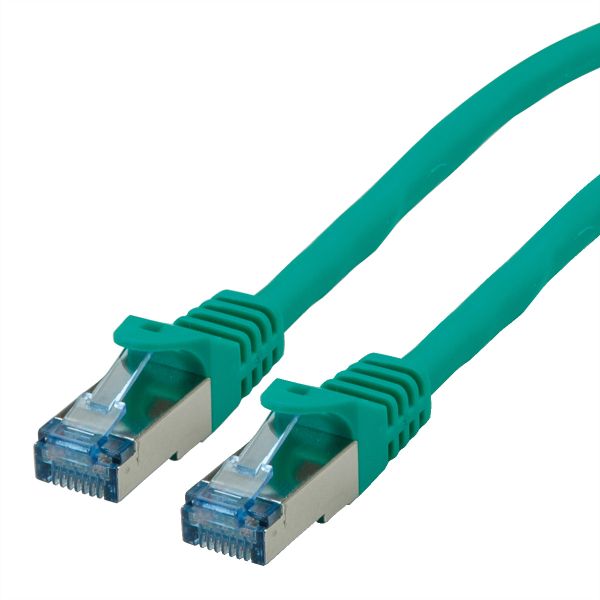 roline 21.15.2837 Patchkabel Kat.6A S/FTP (PiMF) Component Level LSOH grün 10 Meter