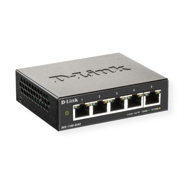 D-Link DGS-1100-05V2/E DGS-1100-05V2 Gigabit Smart Managed Switches