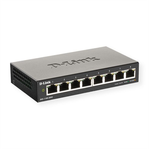 D-Link DGS-1100-08V2/E D-LINK Gigabit Smart Managed Switch