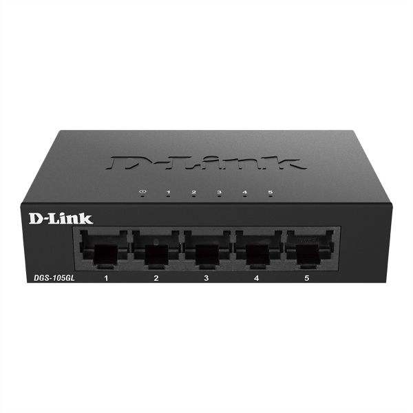 D-Link DGS-105GL/E 5-Port Gigabit Switch Light Layer2 ohne IGMP