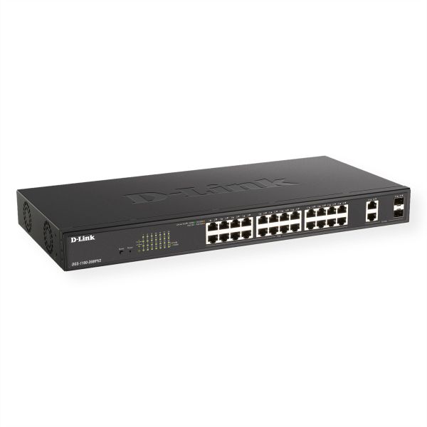 D-Link DGS-1100-26MPV2/E DGS-1100-26MPV2 26-Port PoE+ Gigabit Smart Switch