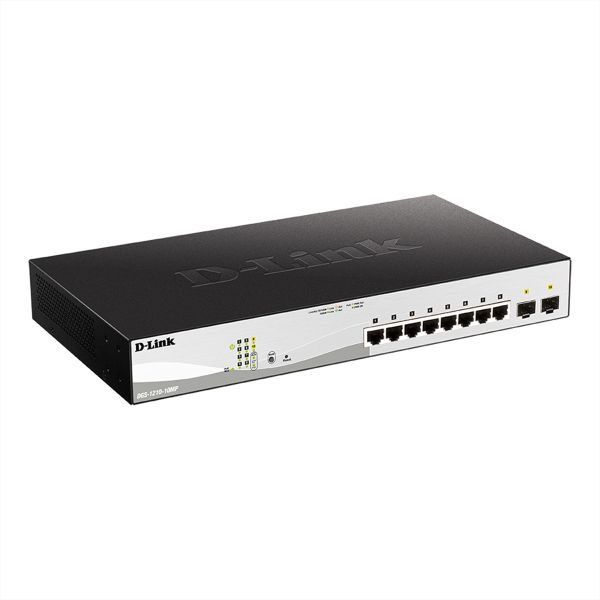 D-Link DGS-1210-10MP/E DGS-1210-10MP 10-Port PoE+ Layer2 Smart Managed Gigabit Switch