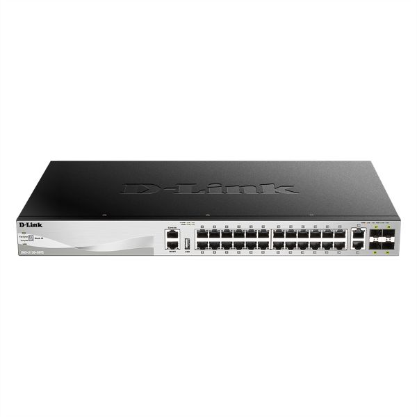 D-Link DGS-3130-30TS/E 30Port Switch Layer 3 Gigabit Stack (SI)