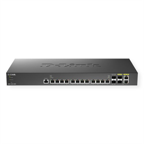 D-Link DXS-1210-16TC/E DXS-1210-16TC 16-Port Switch Smart Managed 10G 2x SFP+ 2x Combo