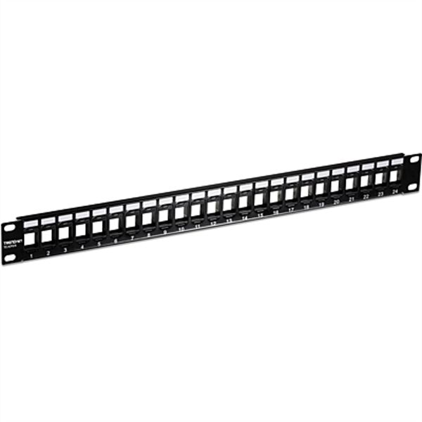 TRENDnet TC-KP24 TRENDnet Patch Panel 24-Port Blank Keystone 1U