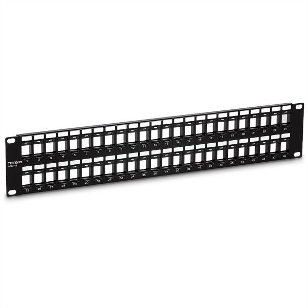 TRENDnet TC-KP48 TRENDnet Patch Panel 48-Port Blank Keystone