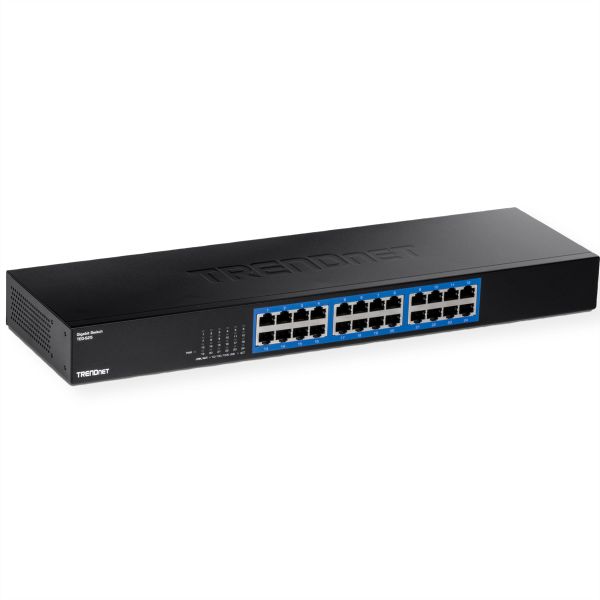 TRENDnet TEG-S25 TRENDnet 24 Port Gigabit Rack Mount Switch