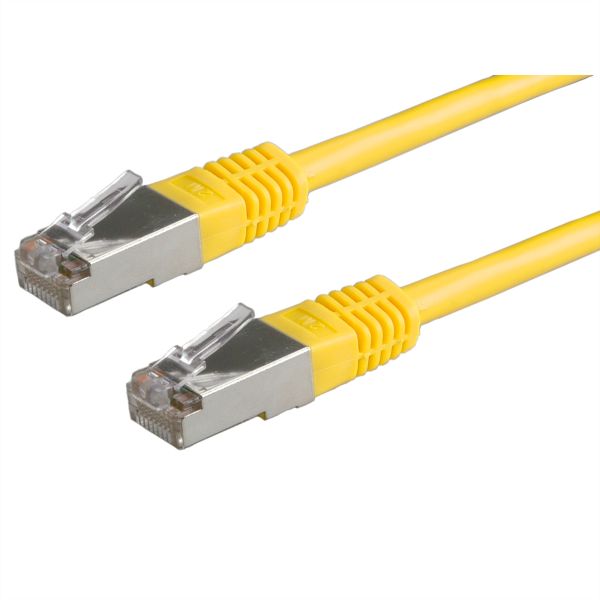 Value 21.99.0813 Patchkabel Kat.6 (Class E) S/FTP (PiMF) gelb 1,5 Meter