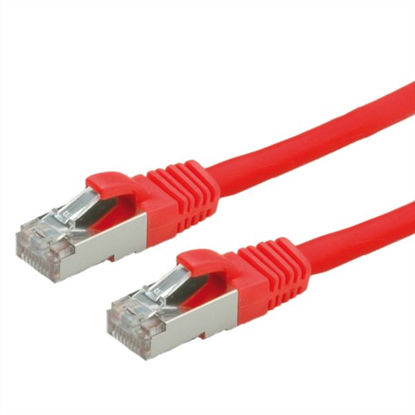 Value 21.99.1281 Patchkabel Kat.6 (Class E) S/FTP (PiMF) LSOH rot 10 Meter