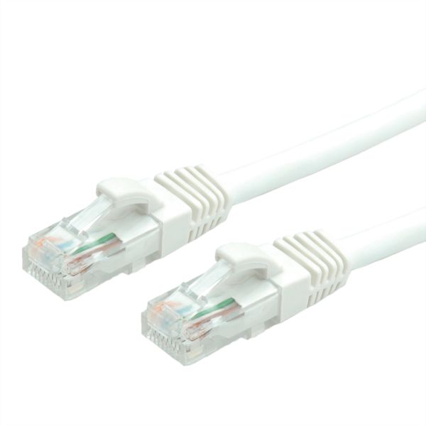 Value 21.99.1471 Patchkabel Kat.6A (Class EA) UTP weiß 1 Meter