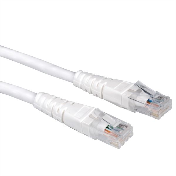 Value 21.99.1556 Patchkabel Kat.6 (Class E) UTP weiß 3 Meter