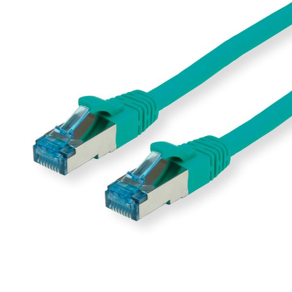 Value 21.99.1946 Patchkabel Kat.6A (Class EA) S/FTP (PiMF) LSOH grün 7 Meter