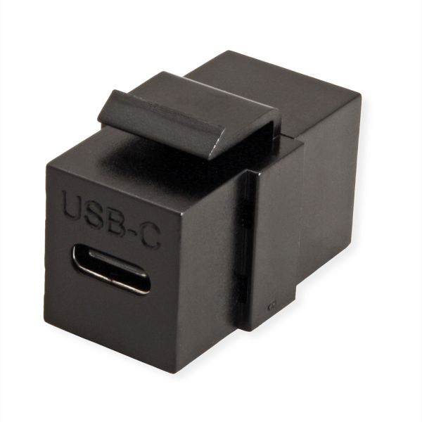 Value 25.99.8210 USB Typ C Keystone Modul schwarz