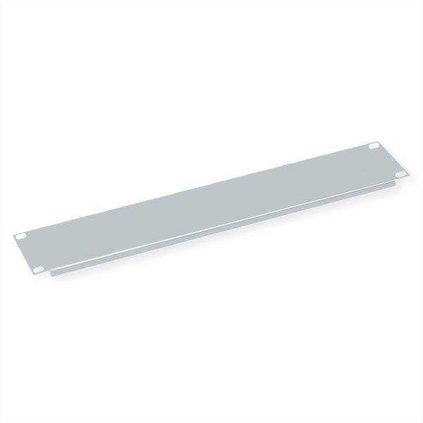 Value 26.99.0296 19 Zoll-Blindplatte 2 HE grau
