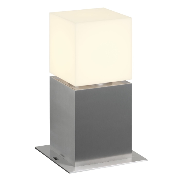 SLV 1000344 SQUARE POLE 30, E27, Outdoor Stehleuchte, Edelstahl 304, max. 20 W, IP44