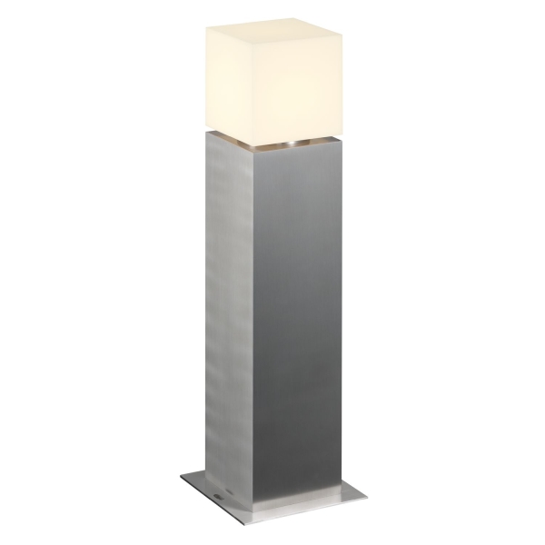 SLV 1000345 SQUARE POLE 60, E27, Outdoor Stehleuchte, Edelstahl 304, max. 20 W, IP44