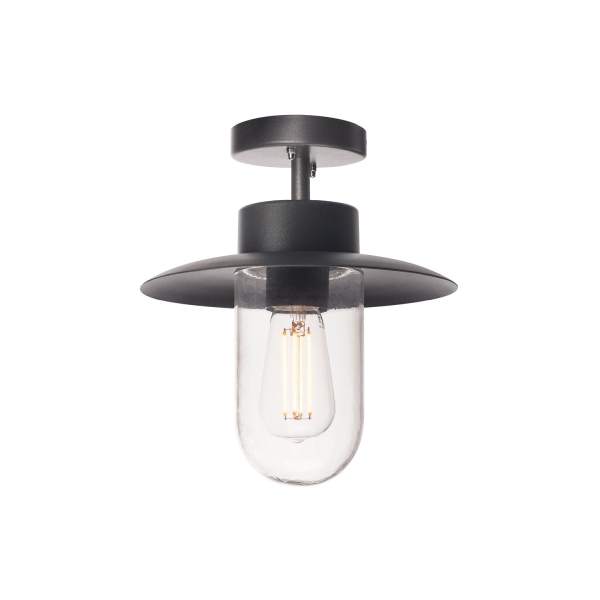 SLV 1000823 MOLAT, Outdoor Deckenleuchte, E27, anthrazit, max. 60 W, IP44