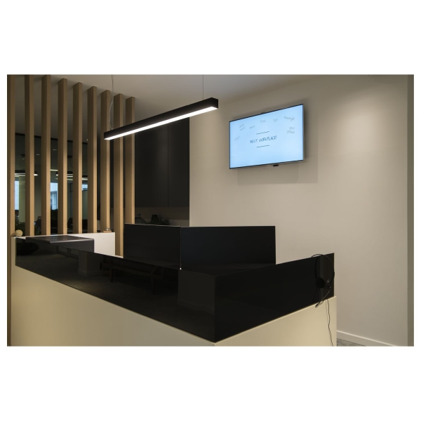 SLV 1001400 GLENOS, Pendelleuchte, 3000 K, schwarz, 1 m, 43 W, 1-10V