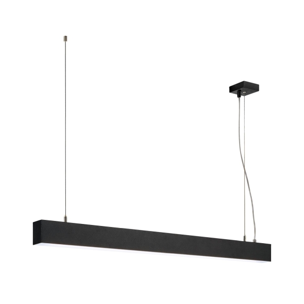 SLV 1001403 GLENOS, Pendelleuchte, 4000 K, schwarz, 1 m, 43 W, 1-10V