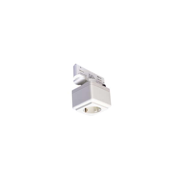 SLV 1001525 STECKDOSE, für EUTRAC® Hochvolt 3Phasen-Aufbauschiene, weiß