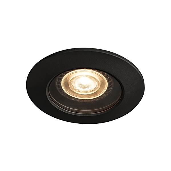 SLV 1001930 VARU, Outdoor Deckeneinbauleuchte, schwarz, IP20/65