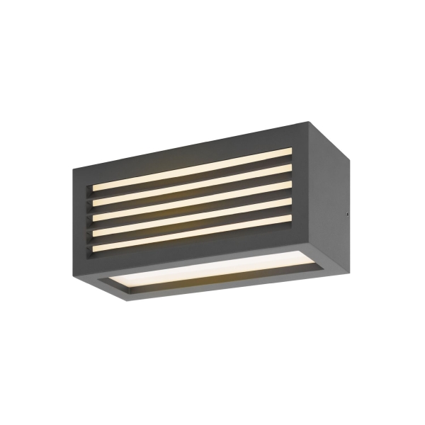 SLV 1002035 BOX-L LED Outdoor Wandleuchte Deckenaufbauleuchte anthrazit IP44 3000K 19W