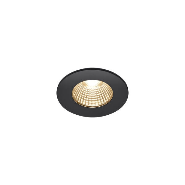 SLV 1002098 PATTA-I LED Outdoor Deckeneinbauleuchte rund DL IP65 schwarz 1800-3000K