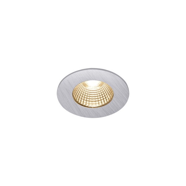 SLV 1002100 PATTA-I, LED Outdoor Deckeneinbauleuchte, rund DL IP65 silber 1800-3000 K