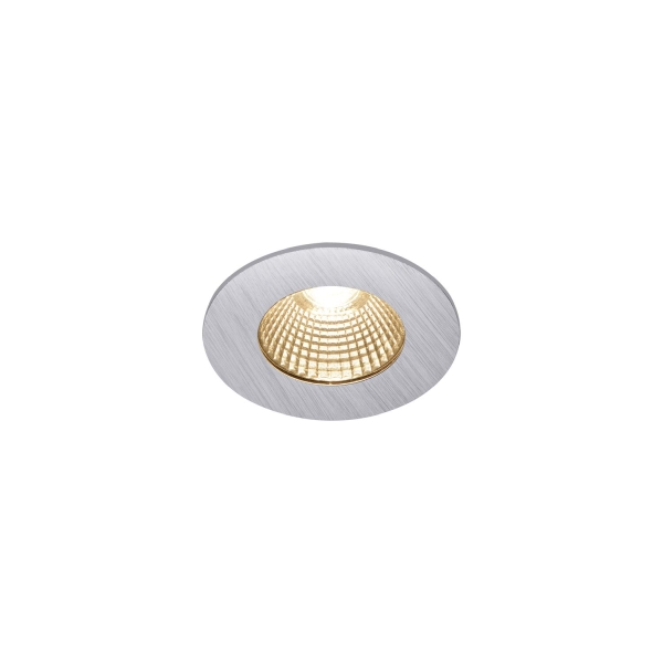 SLV 1002100 PATTA-I LED Outdoor Deckeneinbauleuchte rund DL IP65 silber 1800-3000K